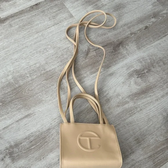 Tan - Telfar small shopping bag - Picture 4 of 4